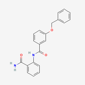 2-{[3-(benzyloxy)benzoyl]amino}benzamide