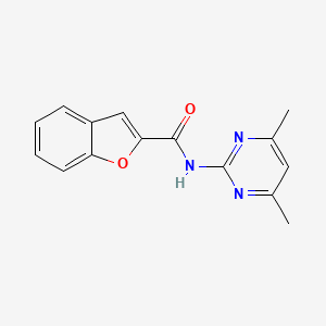 N-(4,6-dimethyl-2-pyrimidinyl)-1-benzofuran-2-carboxamide