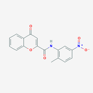 molecular formula C17H12N2O5 B5709827 N-(2-methyl-5-nitrophenyl)-4-oxo-4H-chromene-2-carboxamide 