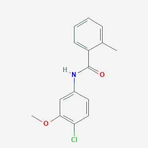 N-(4-chloro-3-methoxyphenyl)-2-methylbenzamide