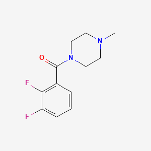 molecular formula C12H14F2N2O B5709930 1-(2,3-difluorobenzoyl)-4-methylpiperazine 
