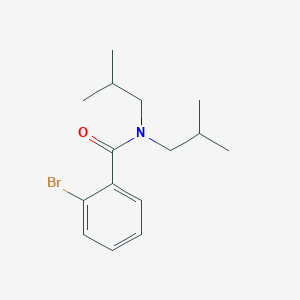 molecular formula C15H22BrNO B5709965 2-bromo-N,N-diisobutylbenzamide 