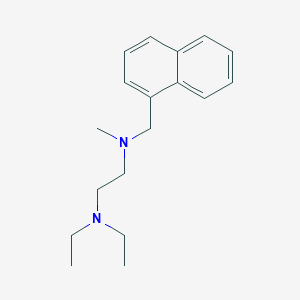 N,N-diethyl-N'-methyl-N'-(1-naphthylmethyl)-1,2-ethanediamine