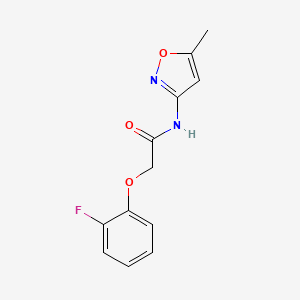 molecular formula C12H11FN2O3 B5710005 2-(2-fluorophenoxy)-N-(5-methyl-3-isoxazolyl)acetamide 