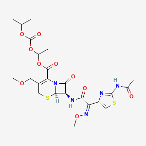 molecular formula C23H29N5O10S2 B571006 N-Acetyl Cefpodoxime Proxetil CAS No. 947692-15-1