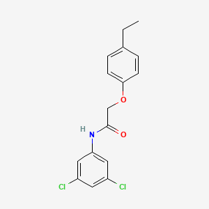 molecular formula C16H15Cl2NO2 B5710105 N-(3,5-dichlorophenyl)-2-(4-ethylphenoxy)acetamide 