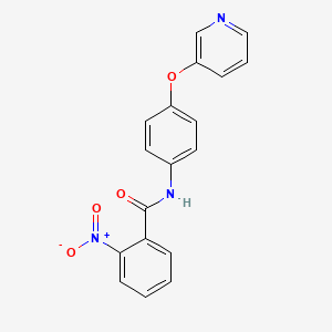 2-nitro-N-(4-pyridin-3-yloxyphenyl)benzamide