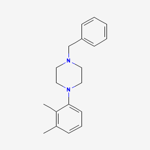 molecular formula C19H24N2 B5710147 1-benzyl-4-(2,3-dimethylphenyl)piperazine 