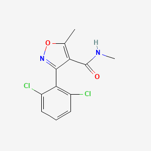3-(2,6-dichlorophenyl)-N,5-dimethyl-4-isoxazolecarboxamide