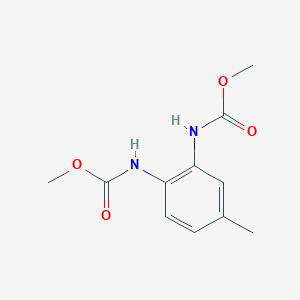 molecular formula C11H14N2O4 B5710196 dimethyl (4-methyl-1,2-phenylene)biscarbamate 