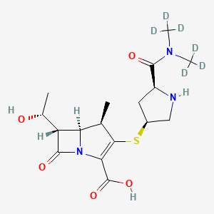 molecular formula C17H25N3O5S B571027 Meropenem-d6 CAS No. 1217976-95-8