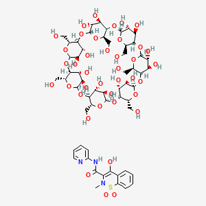 molecular formula C57H83N3O39S B571036 吡罗昔康-β-环糊精 CAS No. 121696-62-6