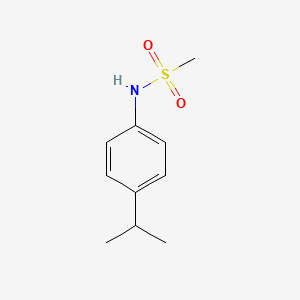 molecular formula C10H15NO2S B5710367 N-(4-异丙苯基)甲磺酰胺 