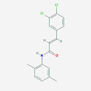 molecular formula C17H15Cl2NO B5710460 3-(3,4-dichlorophenyl)-N-(2,5-dimethylphenyl)acrylamide 