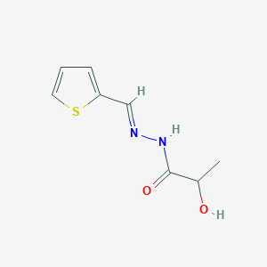 2-hydroxy-N'-(2-thienylmethylene)propanohydrazide