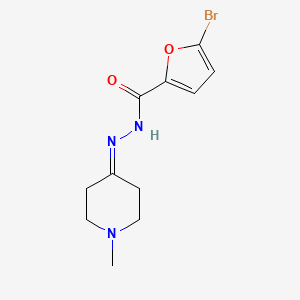 molecular formula C11H14BrN3O2 B5710511 5-bromo-N'-(1-methyl-4-piperidinylidene)-2-furohydrazide 