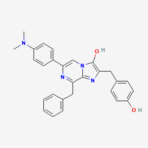 Imidazo[1,2-a]pyrazin-3(7h)-one,6-[4-(dimethylamino)phenyl]-2-[(4-hydroxyphenyl)methyl]-8-(phenylmethyl)-