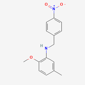 (2-methoxy-5-methylphenyl)(4-nitrobenzyl)amine