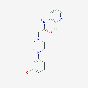 N-(2-chloro-3-pyridinyl)-2-[4-(3-methoxyphenyl)-1-piperazinyl]acetamide