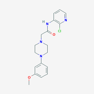 molecular formula C18H21ClN4O2 B5710914 N-(2-chloropyridin-3-yl)-2-[4-(3-methoxyphenyl)piperazin-1-yl]acetamide 