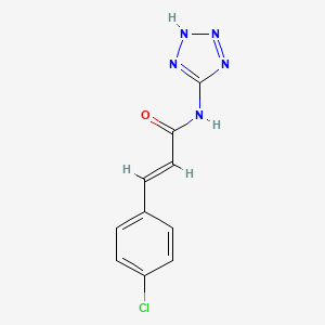 molecular formula C10H8ClN5O B5710951 3-(4-chlorophenyl)-N-1H-tetrazol-5-ylacrylamide 