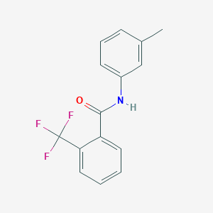 molecular formula C15H12F3NO B5710976 N-(3-methylphenyl)-2-(trifluoromethyl)benzamide 