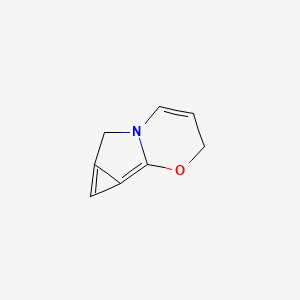molecular formula C8H7NO B571106 2h,6h-Cyclopropa[3,4]pyrrolo[2,1-b][1,3]oxazine CAS No. 119596-58-6