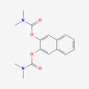 molecular formula C16H18N2O4 B5711128 2,3-naphthalenediyl bis(dimethylcarbamate) 