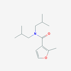 molecular formula C14H23NO2 B5711155 N,N-diisobutyl-2-methyl-3-furamide 