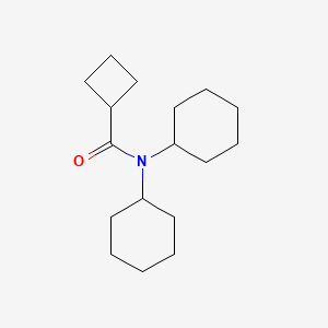 molecular formula C17H29NO B5711174 N,N-dicyclohexylcyclobutanecarboxamide 