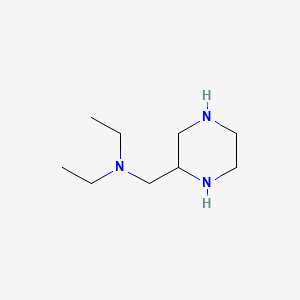 N-Ethyl-N-[(piperazin-2-yl)methyl]ethanamine