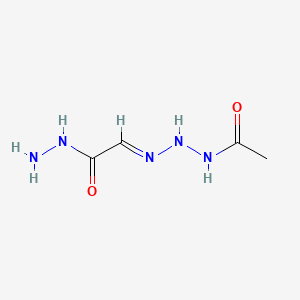 (2E)-2-(3-Acetyltriazanylidene)acetohydrazide