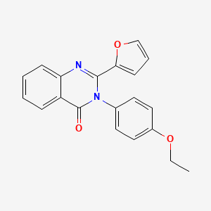 molecular formula C20H16N2O3 B5711195 3-(4-ethoxyphenyl)-2-(2-furyl)-4(3H)-quinazolinone CAS No. 62820-51-3