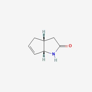 (3aR,6aS)-3,3a,4,6a-Tetrahydrocyclopenta[b]pyrrol-2(1H)-one