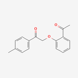 2-(2-acetylphenoxy)-1-(4-methylphenyl)ethanone