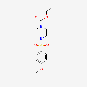 ethyl 4-[(4-ethoxyphenyl)sulfonyl]-1-piperazinecarboxylate