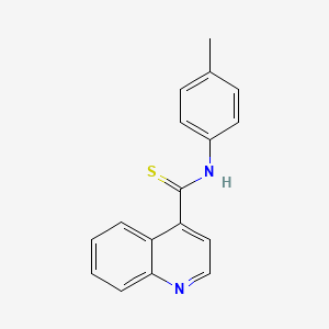 molecular formula C17H14N2S B5711634 N-(4-methylphenyl)-4-quinolinecarbothioamide 