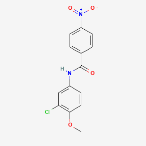 N-(3-chloro-4-methoxyphenyl)-4-nitrobenzamide