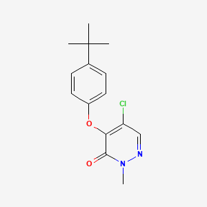 molecular formula C15H17ClN2O2 B5711663 4-(4-tert-butylphenoxy)-5-chloro-2-methyl-3(2H)-pyridazinone 
