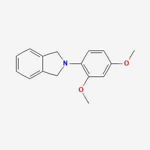 molecular formula C16H17NO2 B5711770 2-(2,4-二甲氧基苯基)异吲哚啉 