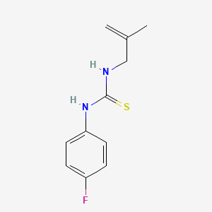 molecular formula C11H13FN2S B5711884 N-(4-fluorophenyl)-N'-(2-methyl-2-propen-1-yl)thiourea 
