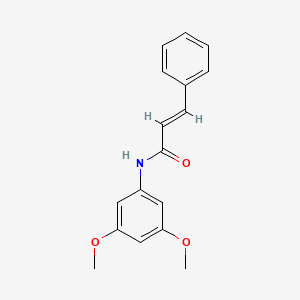 molecular formula C17H17NO3 B5711917 N-(3,5-dimethoxyphenyl)-3-phenylacrylamide 