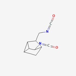 molecular formula C10H10N2O2 B571195 3-Isocyanato-5-(isocyanatomethyl)tricyclo[2.2.1.0~2,6~]heptane CAS No. 115743-97-0