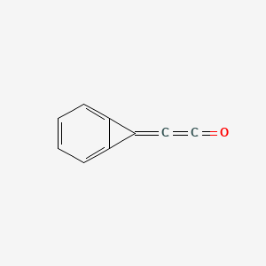 molecular formula C9H4O B571202 Bicyclo[4.1.0]hepta-1,3,5-triene-7-ylideneketene CAS No. 119463-23-9