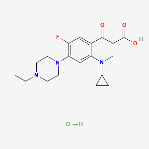 molecular formula C19H23ClFN3O3 B571203 Enrofloxacin HCl CAS No. 112732-17-9