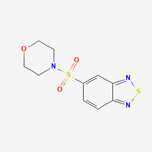 molecular formula C10H11N3O3S2 B5712086 5-(4-morpholinylsulfonyl)-2,1,3-benzothiadiazole 