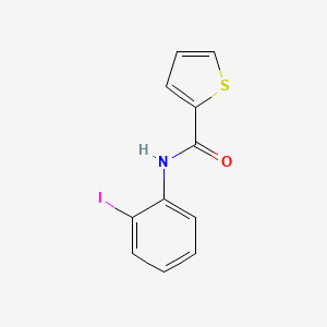 molecular formula C11H8INOS B5712099 N-(2-iodophenyl)-2-thiophenecarboxamide 