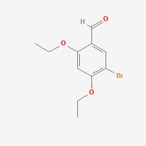 molecular formula C11H13BrO3 B5712104 5-bromo-2,4-diethoxybenzaldehyde 