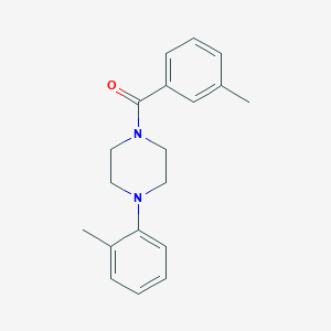 1-(3-methylbenzoyl)-4-(2-methylphenyl)piperazine