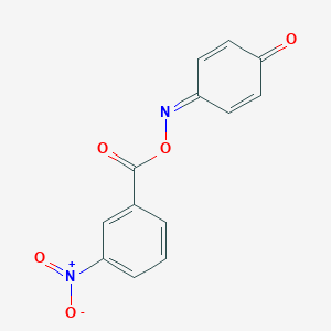 molecular formula C13H8N2O5 B5712159 benzo-1,4-quinone O-(3-nitrobenzoyl)oxime 